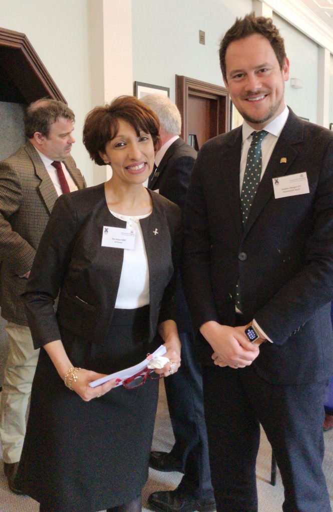Ren Kapur MBE, X-Forces Enterprise CEO and Founder with Stephen Morgan MP